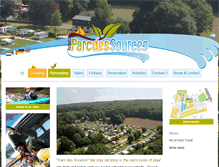 Tablet Screenshot of campingspa.be